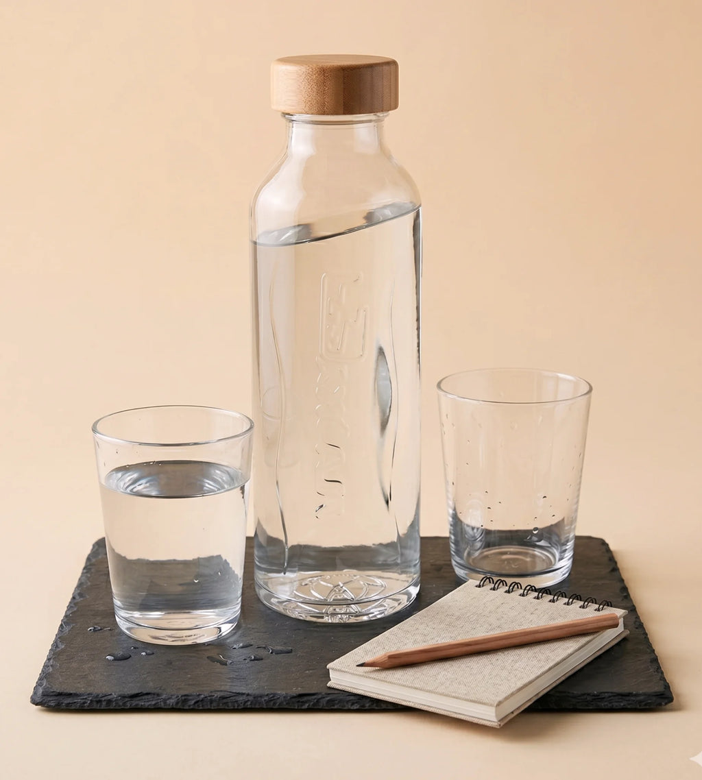 Structured Glass Bottle