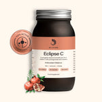 ELIVIDE Eclipse Wholefood Vitamin C in glass jar – antioxidant wholefood supplement with amla, acerola and pomegranate for immune and skin health