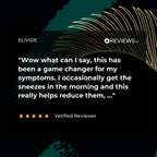 Customer review for ELIVIDE Histamine Resolve histamine intolerance supplement