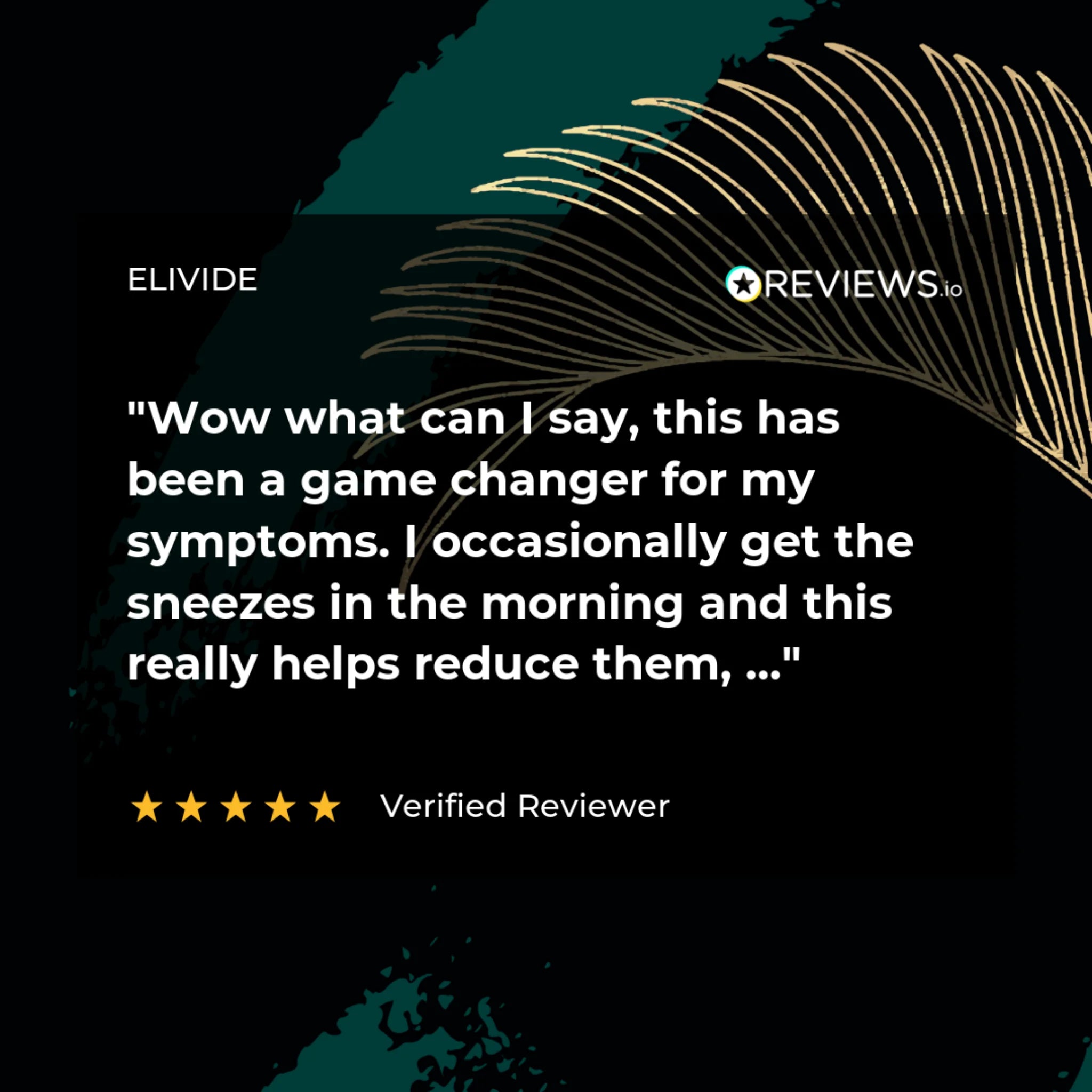 Customer review for ELIVIDE Histamine Resolve histamine intolerance supplement