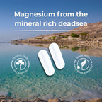 Magnesium bisglycinate capsules sourced from mineral rich Dead Sea magnesium supplement
