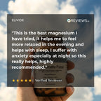 Customer review for ELIVIDE magnesium bisglycinate supplement for sleep and relaxation