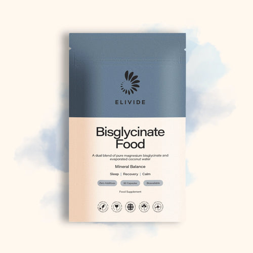 ELIVIDE magnesium bisglycinate with coconut water refill pouch magnesium supplement