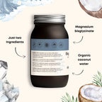 Magnesium bisglycinate and organic coconut water mineral supplement ingredients