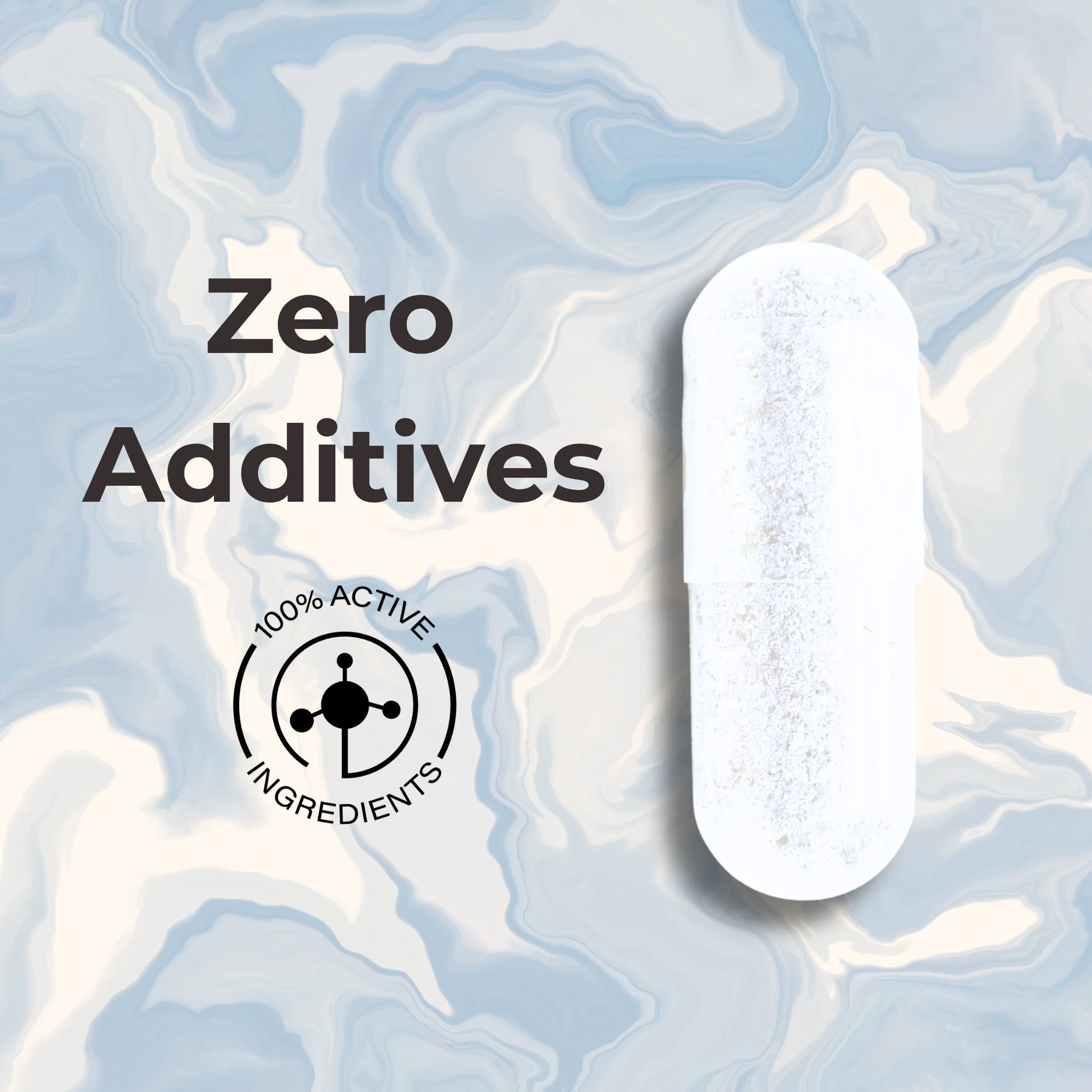 Magnesium taurate capsule zero additives clean supplement ELIVIDE close up