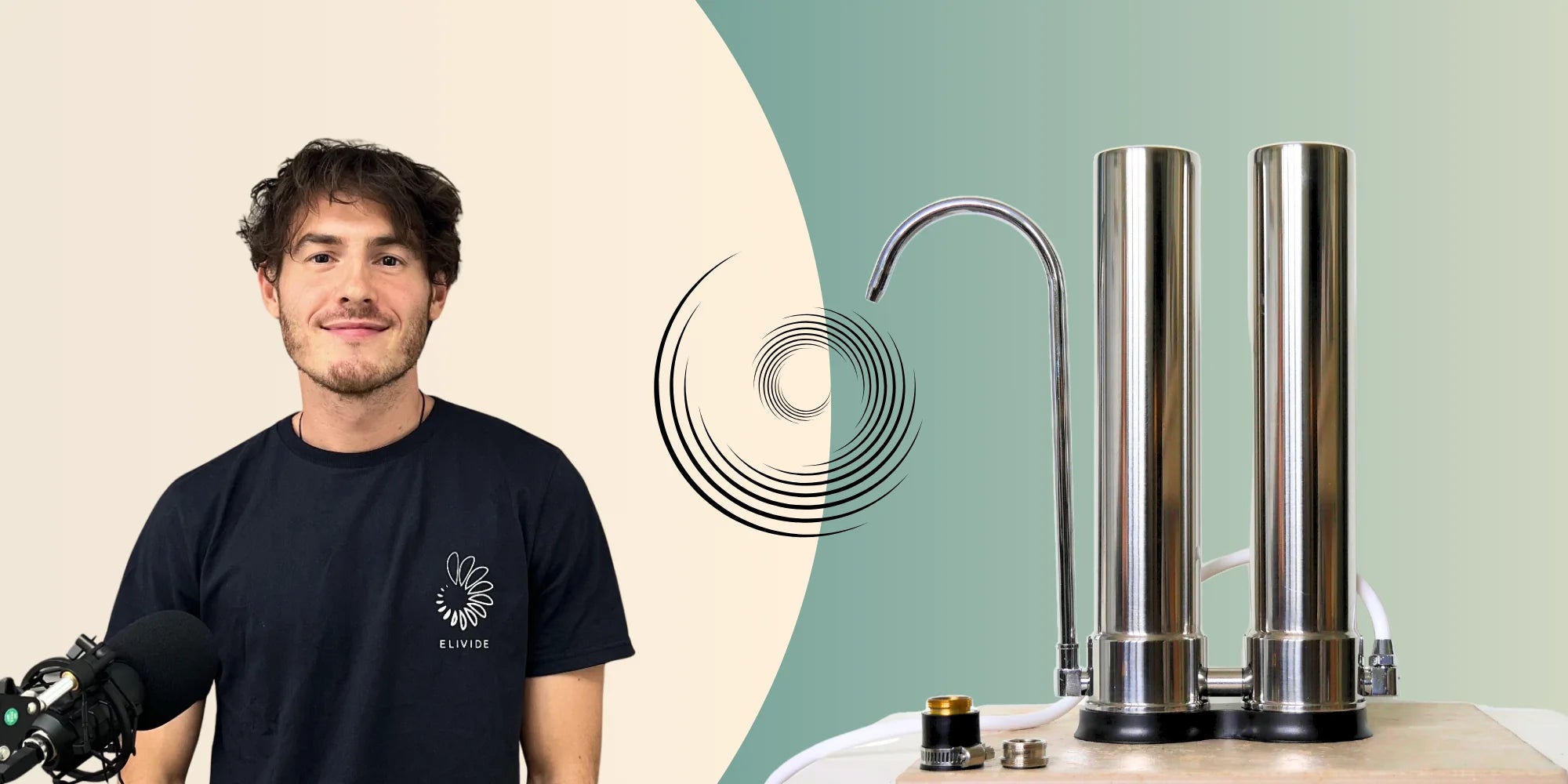 Registered nutritionist recommends Clear Spiral Water Filtration System ELIVIDE