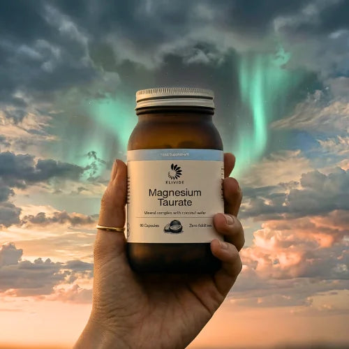 Magnesium taurate for muscle recovery and relaxation ELIVIDE coconut water formula