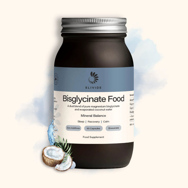 Magnesium bisglycinate organic coconut water electrolyte support